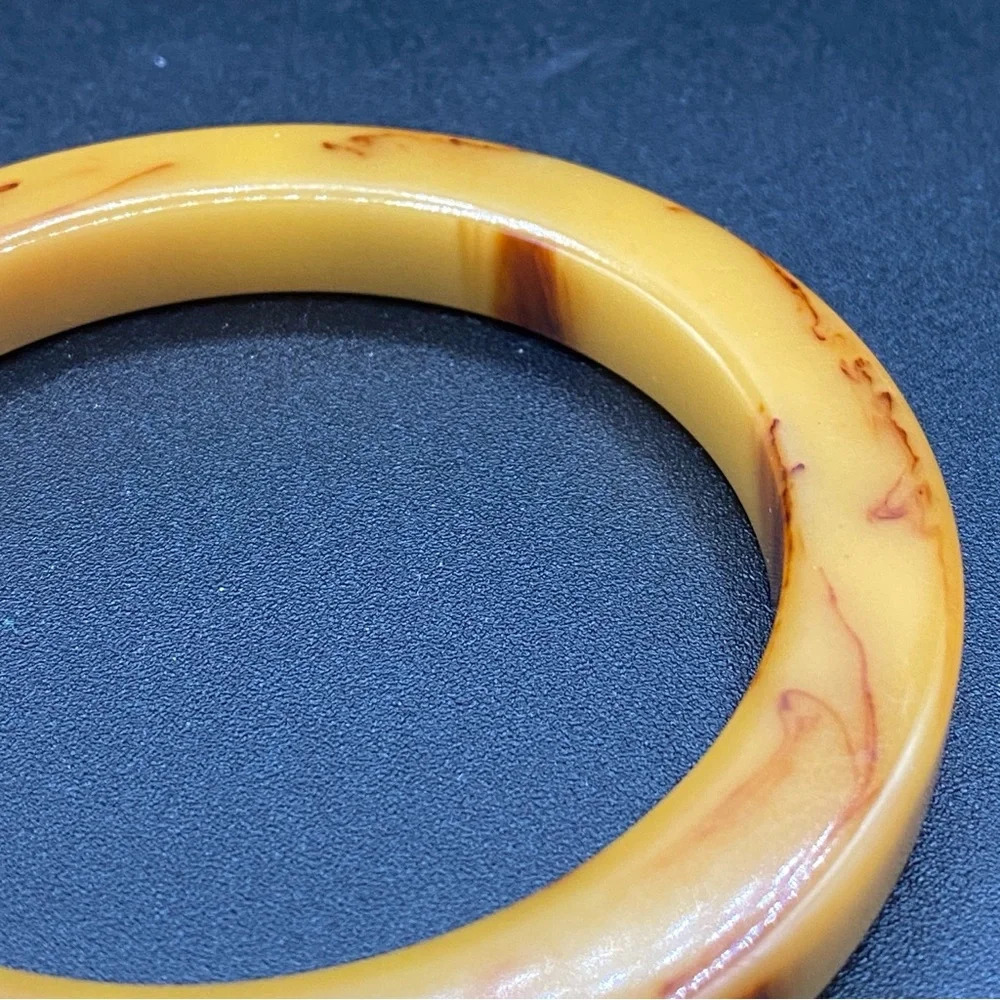 Bakelite Bangle Butterscotch Caramel - Picture 10 of 11